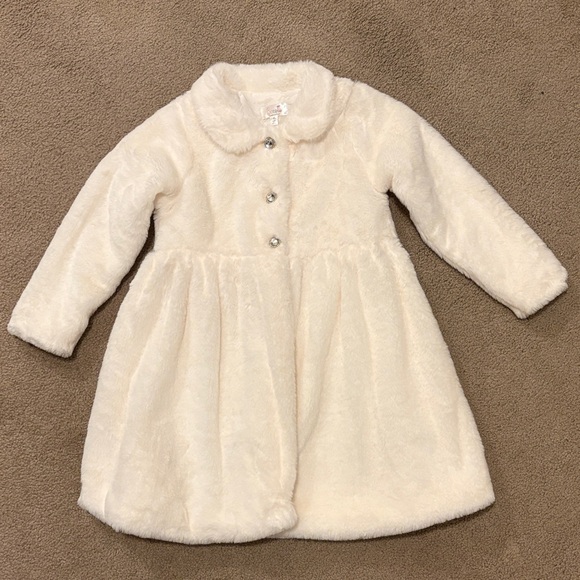 Biscotti Other - Girls white/cream fur coat
